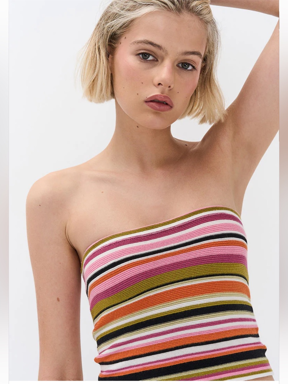 Ghanda Multicolor Knit Tube Top!!